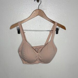 Boody Wireless Full Bust T-Shirt Bra in Shell Women Size XL